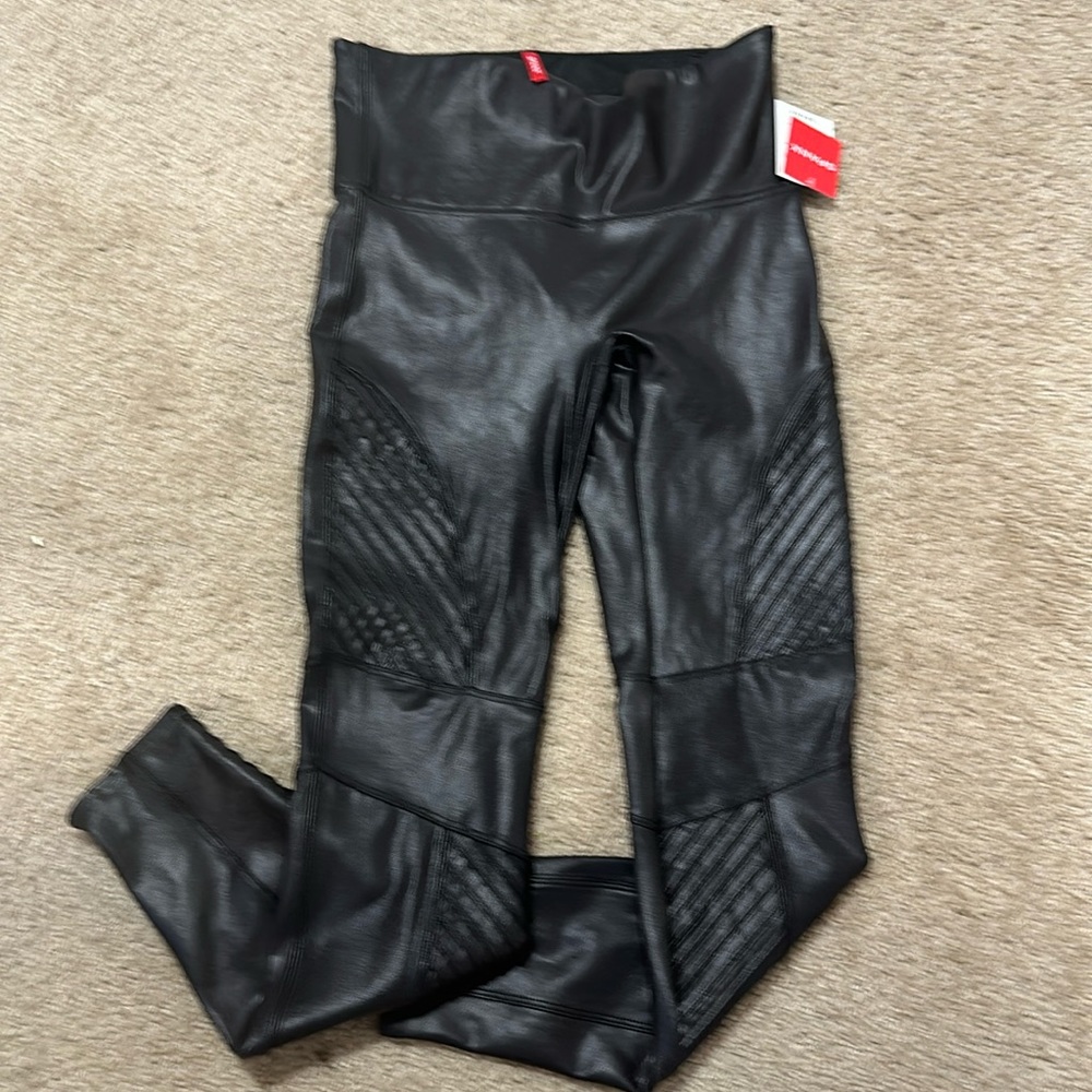 Spanx wash faux leather pants